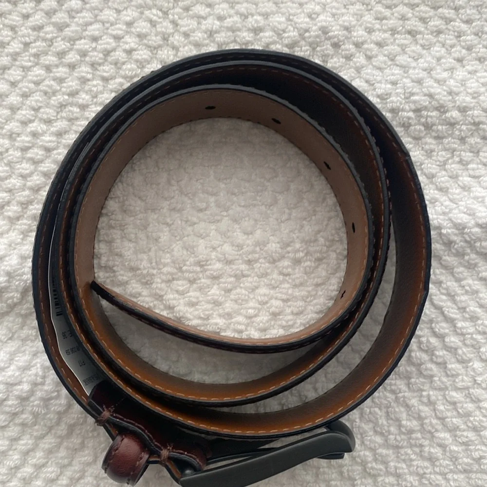 JoS. A. Bank Genuine Brown Leather Belt Size 36/90